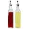 Home Basics Leak Proof Easy Pour Oil and Vinegar Bottle, Set of 2, Clear OV01704 - alternate 1
